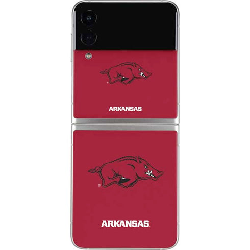 University of Arkansas-Fayetteville Razorbacks Red Logo Galaxy Z Flip3 5G Skin